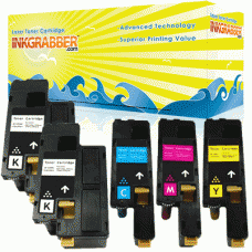 5 Pack of Dell Compatible High Capacity Toner Cartridges - 2 Black and 1 of each Color (331-0777, 331-0778, 331-0779)