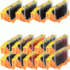 14 PACK - Canon Compatible Combo Pack - includes (4) BCI-6Bk, (2 each) of BCI-6C, BCI-6M, BCI-6Y, BCI-6PC, BCI-6PM