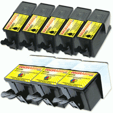 8 Pack of Kodak Compatible (30XL) Ink Cartridges - Includes 5 Black and 3 Color