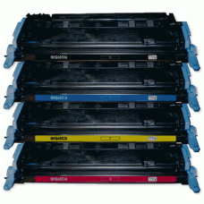 4 Pack Combo - Includes one of each BK,C,M,Y (Q6000A, Q6001A, Q6002A, Q6003A) Remanufactured HP Toner Cartridges