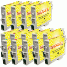 14 PACK COMBO - Remanufactured Epson T048 Series - includes (4) Black, (2) C, M, Y, LC, LM