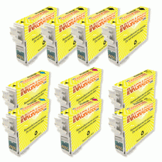 10 Pack Combo - Remanufactured Pigment Based Epson (T069) Series Combo - 4 Black, 2 of each color