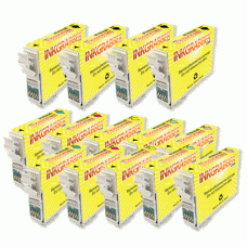 14 Pack of Remanufactured Epson (T078) Series Ink Cartridges - Includes 4 Black, 2 of each color
