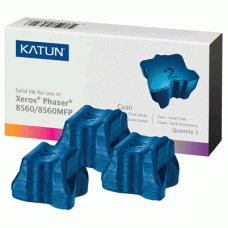 3 Pack of Xerox Compatible (108R00723) Cyan Solid Ink Sticks (up to 3,400 pages)
