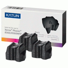 3 Pack of Xerox Compatible (108R00726) Black Solid Ink Sticks (up to 3,400 pages)