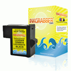 Remanufactured Lexmark 16 (10N0016, 10N0217) Black Inkjet Cartridge - Made in the U.S.A.