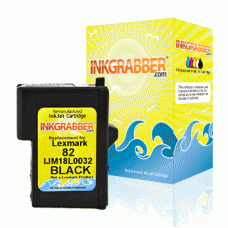 Remanufactured Lexmark 82 (18L0032) Black Ink Cartridge - Made in the U.S.A.