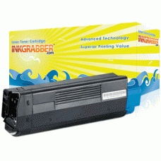 Compatible Okidata (42127403) High-Yield Cyan Toner Cartridge (up to 5,000 pages)