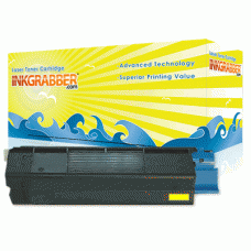 Compatible Okidata (43034801) High-Yield Yellow Toner Cartridge - Type C6 (up to 3,000 pages)
