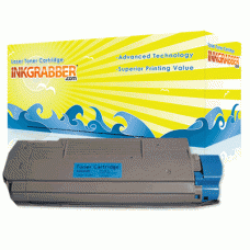 Okidata Compatible (43324468) Cyan Laser Toner Cartridge (up to 4,000 pages)