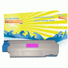 Compatible Okidata (43865718) High Yield Magenta Laser Toner Cartridge (up to 6,000 pages)