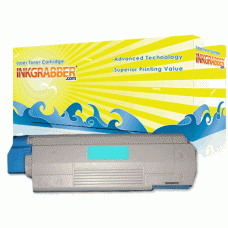 Compatible Okidata (43865719) High Yield Cyan Laser Toner Cartridge (up to 6,000 pages)