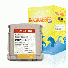 Compatible Pitney Bowes (787-F) Yellow Ink Cartridge