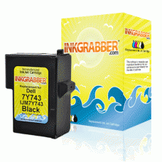 Black Remanufactured Inkjet Cartridge - Replaces the Dell 7Y743 / X0502 (Series 2) - Made in the U.S.A.