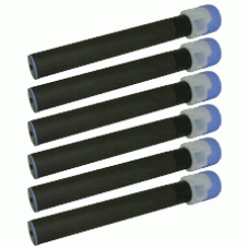 6 - 125 gram Konica-Minolta Compatible (946-155) Black Copier Toner Cartridges