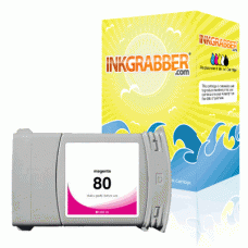 Remanufactured HP 80 (C4847A) High Capacity Dye Based Magenta Ink Cartridge (up to 4,400 pages) 