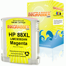 Remanufactured HP 88XL (C9392AN) High Capacity Magenta Ink Cartridge (up to 1,980 pages) - Made in the U.S.A.
