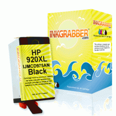 Remanufactured HP 920XL (CD975AN) High Capacity Black Ink Cartridge (up to 1,200 pages) with Ink Level Indicator - Made in the U.S.A.