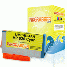 Remanufactured HP 920 (CH634AN) Cyan Ink Cartridge (up to 300 pages) - with Ink Level Indicator - Made in the U.S.A.