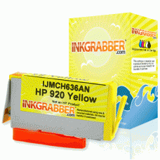 Remanufactured HP 920 (CH636AN) Yellow Ink Cartridge (up to 300 pages) - with Ink Level Indicator - Made in the U.S.A.