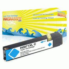 Remanufactured HP 971XL (CN626AM) High Yield Cyan Ink Cartridge (up to 6,600 pages)