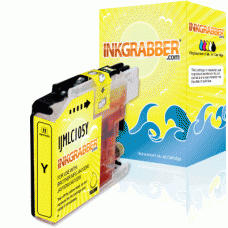 Brother Compatible (LC105Y) Super High Yield Yellow Ink Cartridge (up to 1,200 pages)