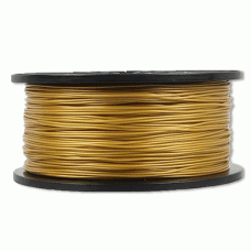 Compatible Premium Gold PLA Filament Roll For 3D Printing (1.75mm width, 1kg/roll)