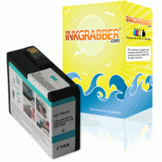 Remanufactured Epson (T580200) Pigment Cyan Ink Cartridge (80ml)