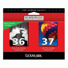 Genuine Lexmark (18C2229) Black/Color Ink Cartridge Combo Pack  (Includes 1 Each of OEM# 18C2130, 18C2140) (up to 175, 150 pages)