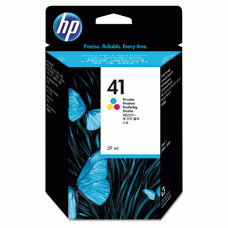 Genuine HP 41 Inkjet Print Cartridge, Tri-Color (up to 460 pages)