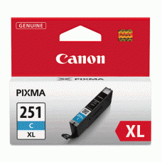 Genuine Canon CLI-251XL (6449B001) High Yield Cyan Ink Tank