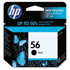 Genuine HP 56 (C6656AN) Black Inkjet Print Cartridge (up to 520 pages)