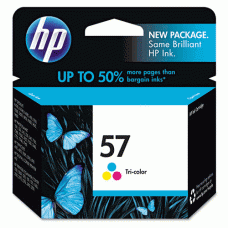 Genuine HP 57 (C6657AN) Vivera Inkjet Print Cartridge, Tri-Color (up to 400 pages)