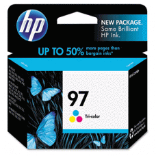 Genuine HP 97 (C9363WN) Vivera Tri-Color Inkjet Print Cartridge (up to 580 pages)