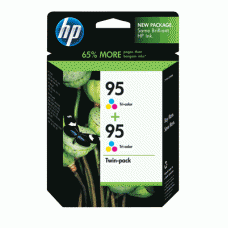 Genuine HP 95 (OEMCD886FN) Twin Pack Tri-Color Ink Cartridges (C8766WN)