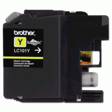 Genuine Brother (LC101Y) Yellow Inkjet Cartridge (up to 300 pages)