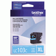 Genuine Brother (LC103C) Cyan Ink Cartridge (up to 600 pages)