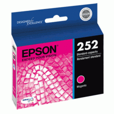 Genuine Epson 252 (T252320) Ultra Magenta Ink Cartridge (up to 300 pages)