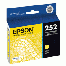 Genuine Epson 252 (T252420) Ultra Yellow Ink Cartridge (up to 300 pages)