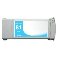 Remanufactured HP 81 (C4934A) Light Cyan Dye Ink Cartridge