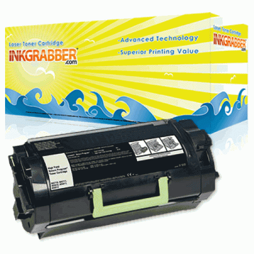 52D1H00 (521H) - Cartouche laser recyclée Lexmark Noire (25 000 pages) main image 1