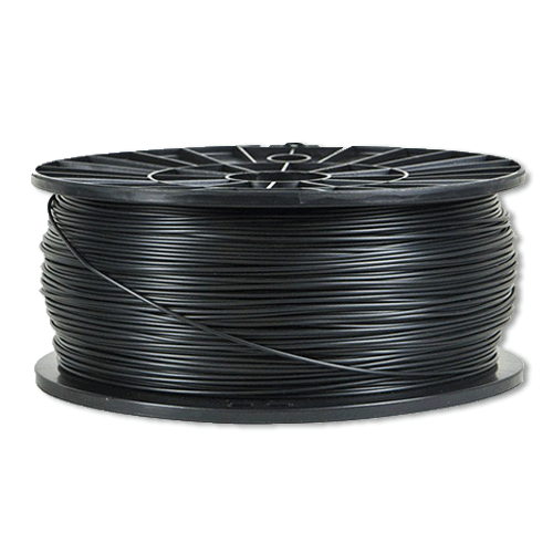 Premium Black PLA Filament Roll For 3D Printers (1.75mm width, 1kg/roll)