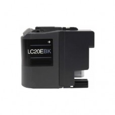 Compatible Brother (LC20EBK) High Yield Black Ink Cartridge (up to 2,400 pages)