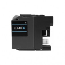 Compatible Brother (LC20EC) High Yield Cyan Ink Cartridge (up to 1,200 pages)