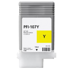 Compatible Canon 6708B001 (PFI-107Y) Yellow Ink Cartridge (130 ml)