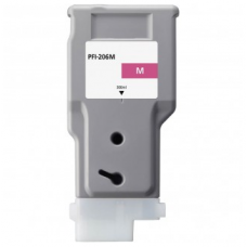 Compatible Canon 5305B001 (PFI-206M) Magenta Ink Cartridge (up to 300 pages)