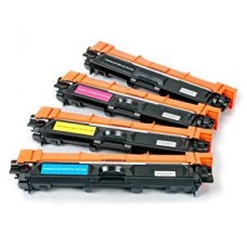 4 Pack of Compatible Brother (TN-221) Laser Toner Cartridges, 1 each of (TN-221BK,C,M,Y)  (up to 2,500 pages each)