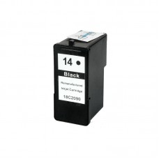 Remanufactured Lexmark 14 (18C2090) Black Inkjet Print Cartridge - Made in the U.S.A.