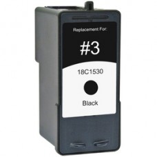 Remanufactured Lexmark 3 (18C1530) Black Ink Cartridge (up to 200 pages) - Made in the U.S.A.